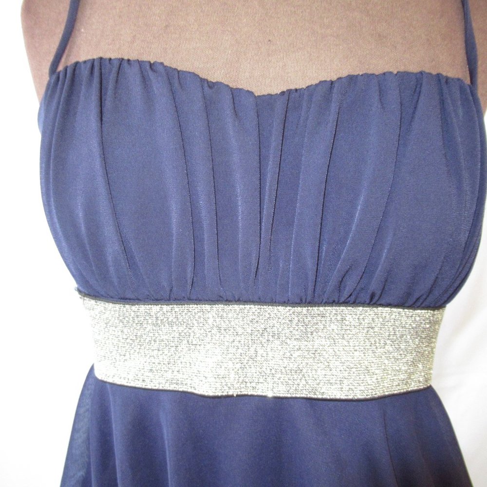 Sweet Storm Cocktail Navy Dress Size L
